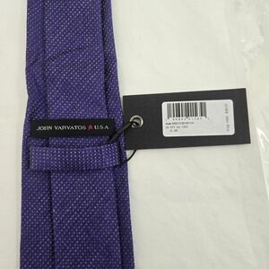 NWT John Varvatos U S A Purple Silk Blend‎ Tie MADE IN ITALY Retail 98.00